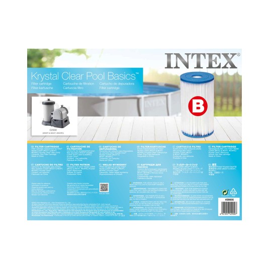 Картридж для насоса Б типа Intex 29005