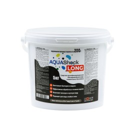 Средство для бассейнов AQUAShock LONG, таблетки 200г., ведро 5кг