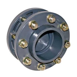 Клапан обратный бабочка в сборе с фланцами 110мм