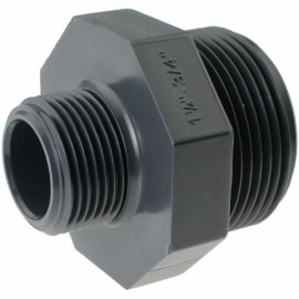 ПВХ переход 1-1/4 н.р х 1/2 н.р