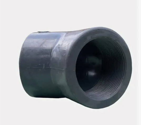 ПВХ полуотвод  63мм х 2″ в.р