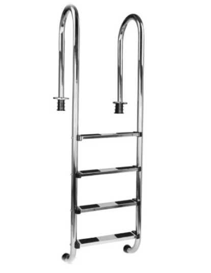 Лестница набортная DVN MU-415 4 ступени SS304