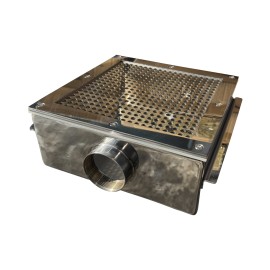 Донный трап нерж под пленку 250х250×100 мм FL-20150802