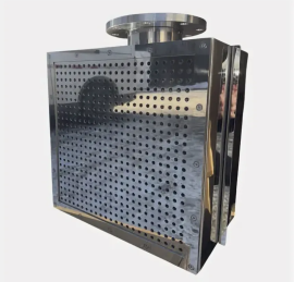 Донный трап нерж под пленку 400х400×240 мм FL-20150806