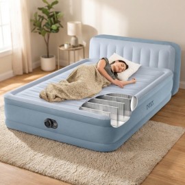 Надувная кровать со спинкой Intex 64450