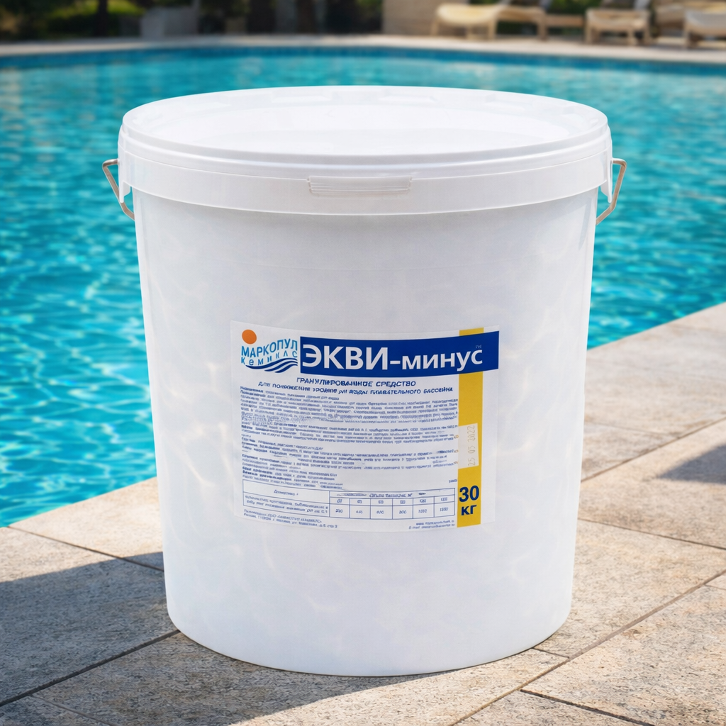 Средство для понижения уровня рН ЭКВИ-минус, 30 кг (ведро)