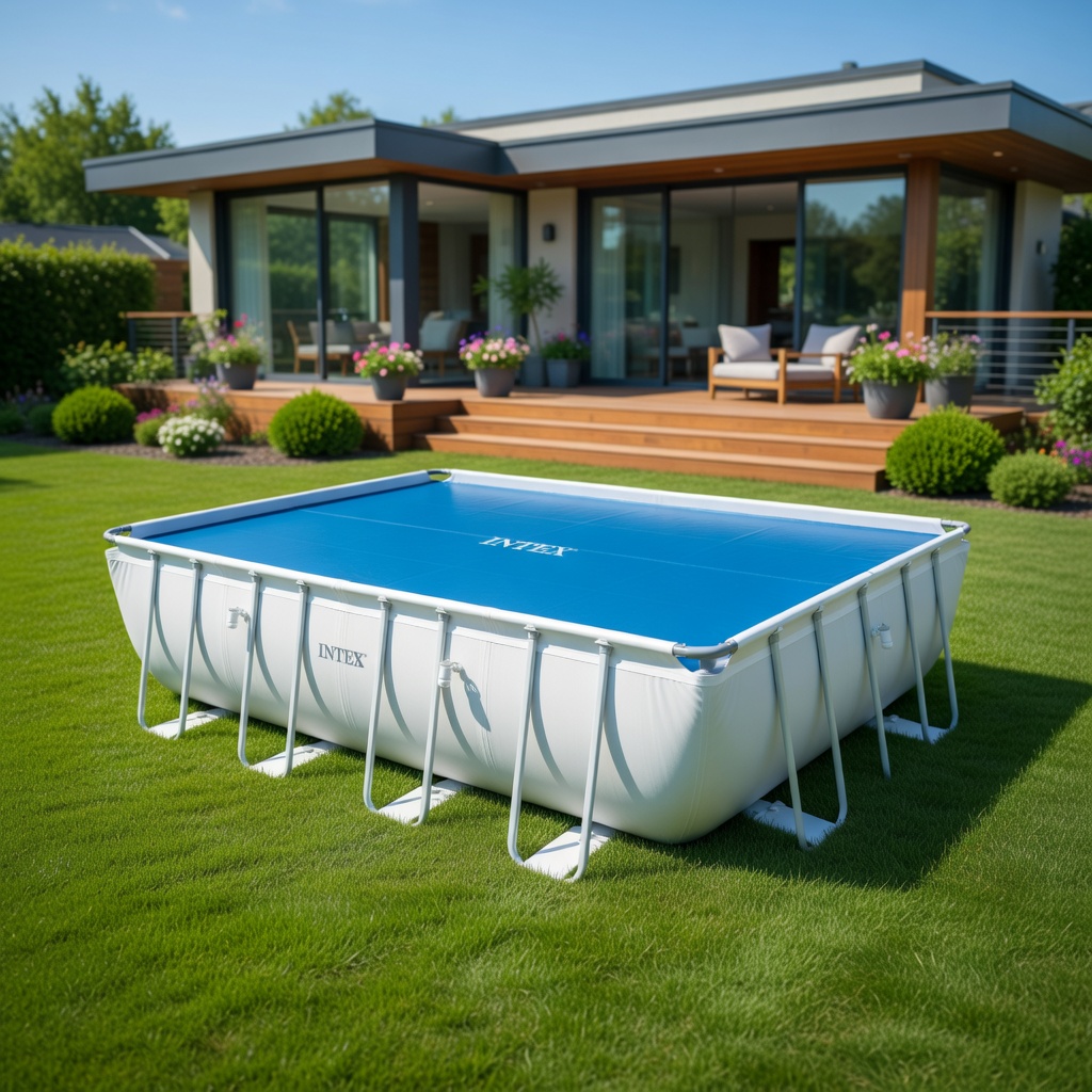 Тент покрывало для бассейна Intex 28016