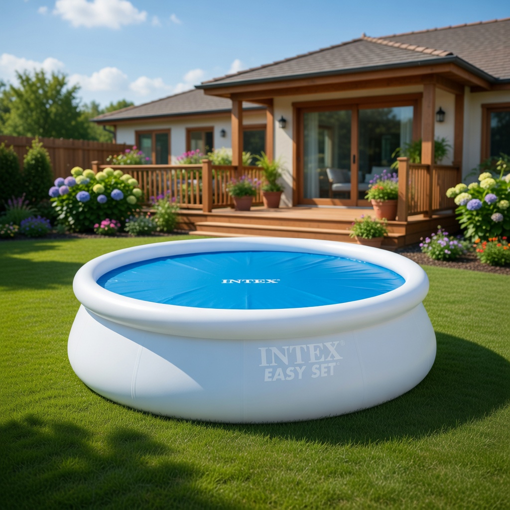 Тент покрывало для бассейна Intex 28010